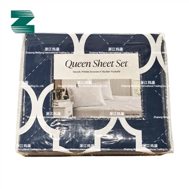 Clarice Collection Queen Size Bedrucktes 4-teiliges Bettwäscheset WK-ZXHQBSP001